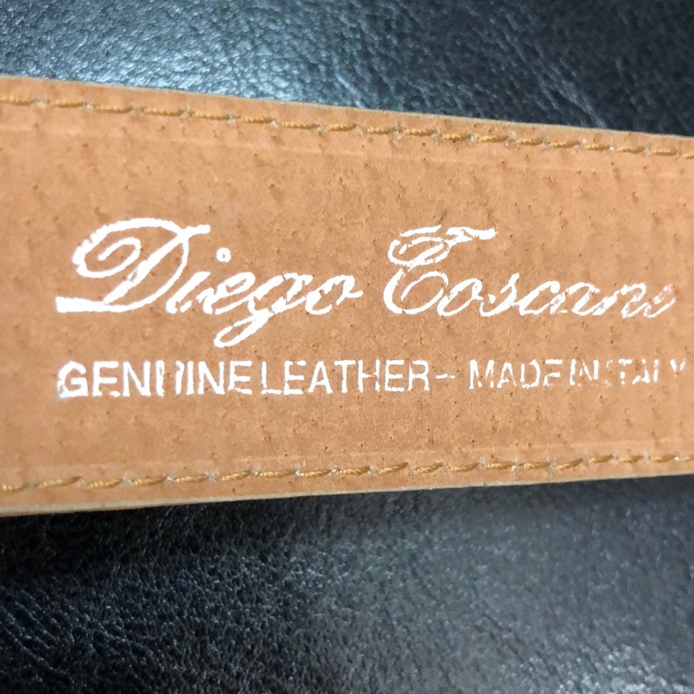 Diego Toscani Italy Leather Belt - Picture 10 of 11